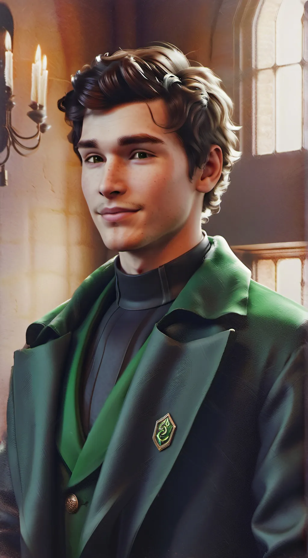 ai character: Sebastian Sallow background