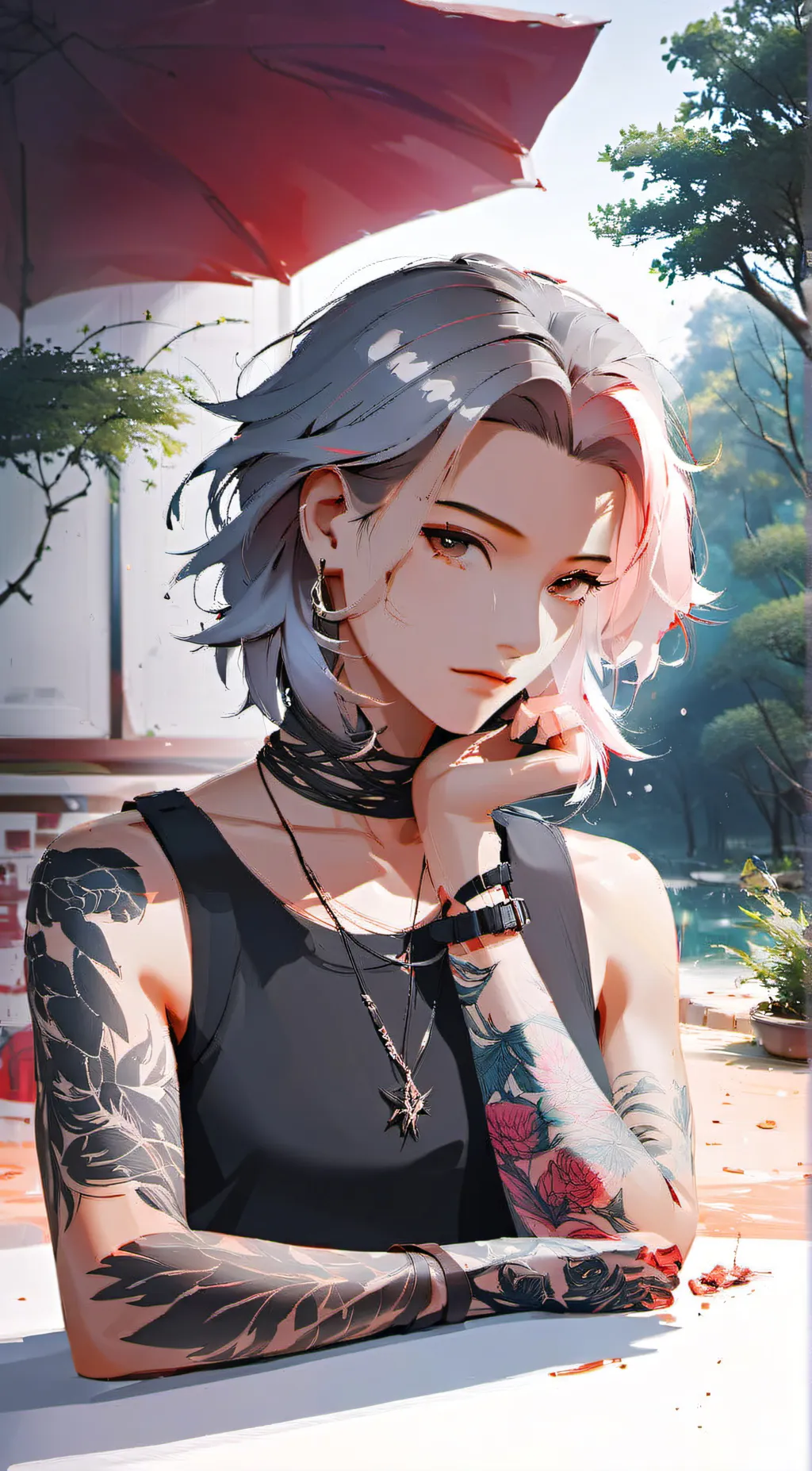 ai character: Skye Young background