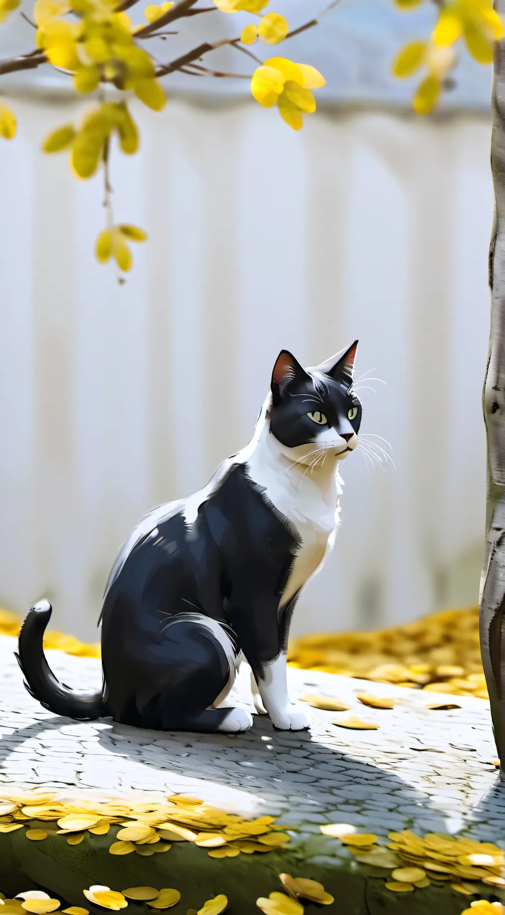 ai character: Cat sim background