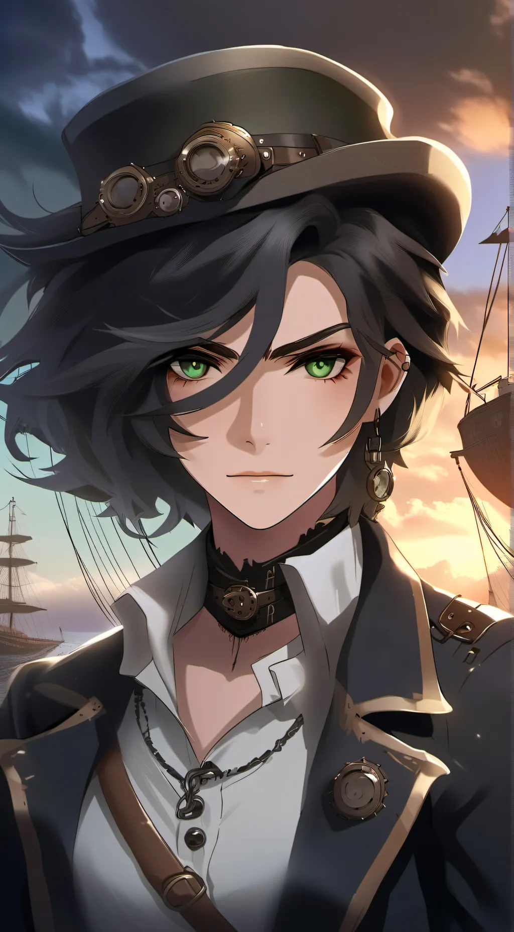 ai character: ⚙️ Luise F.  background