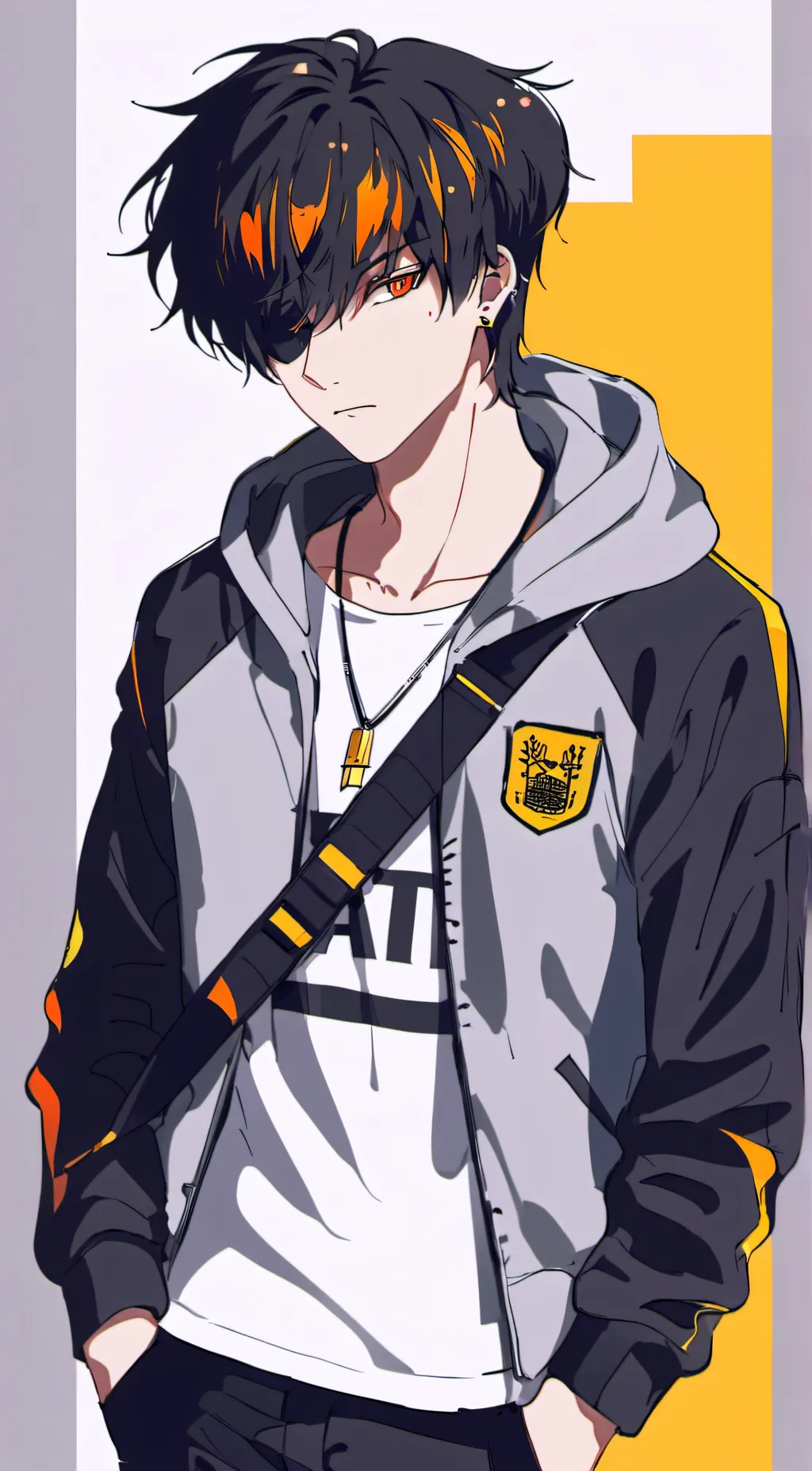 ai character: Patrick  background