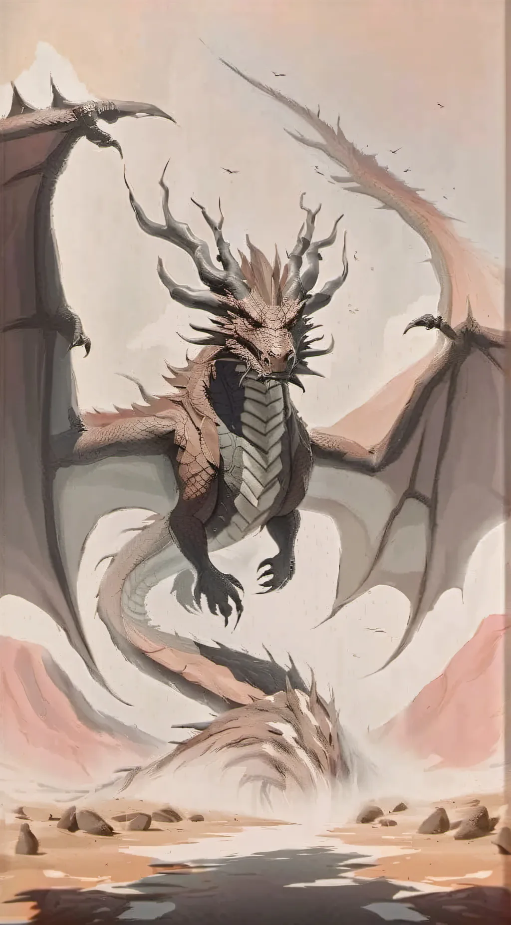 ai character: Clay background
