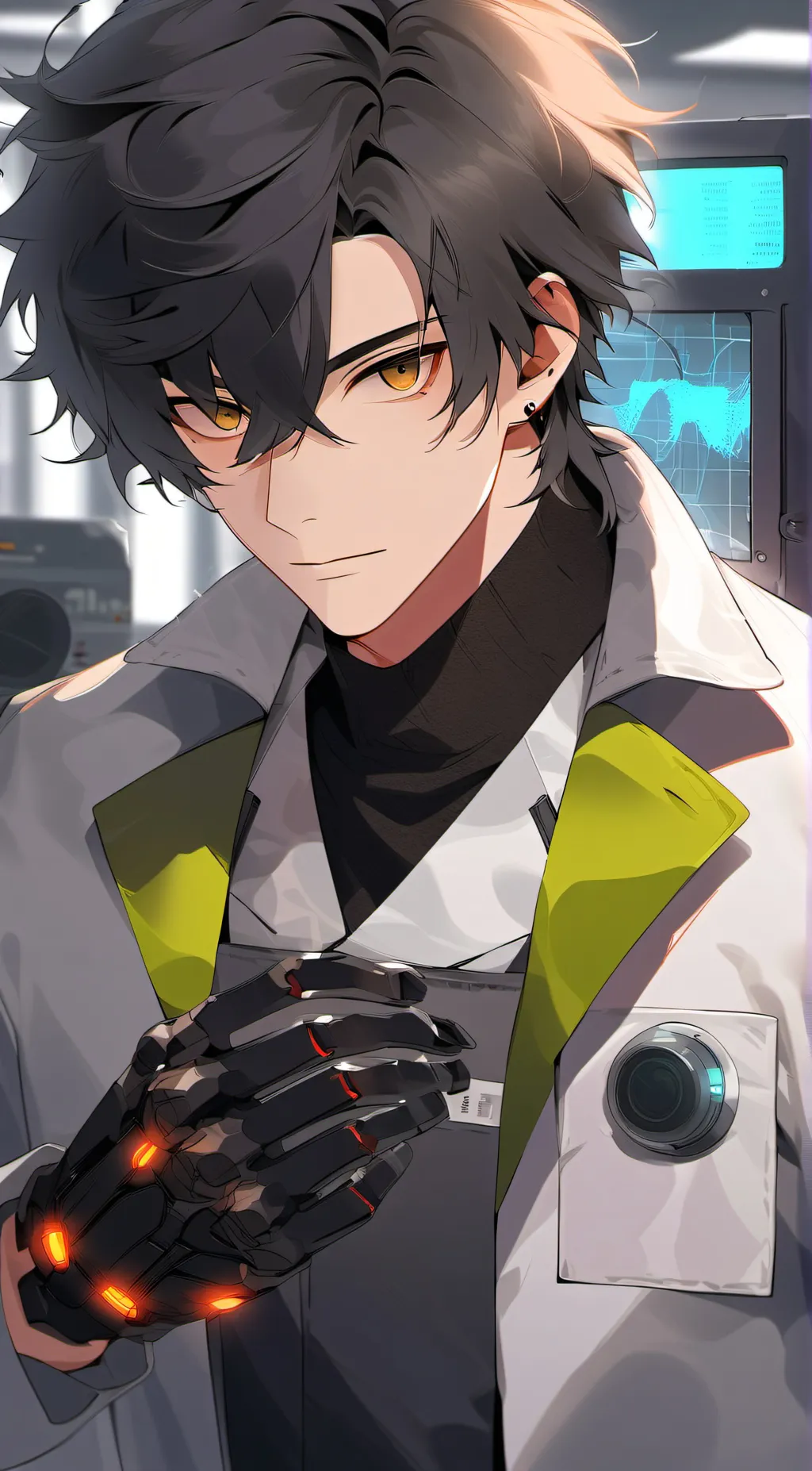 ai character: Dr. Aizen background