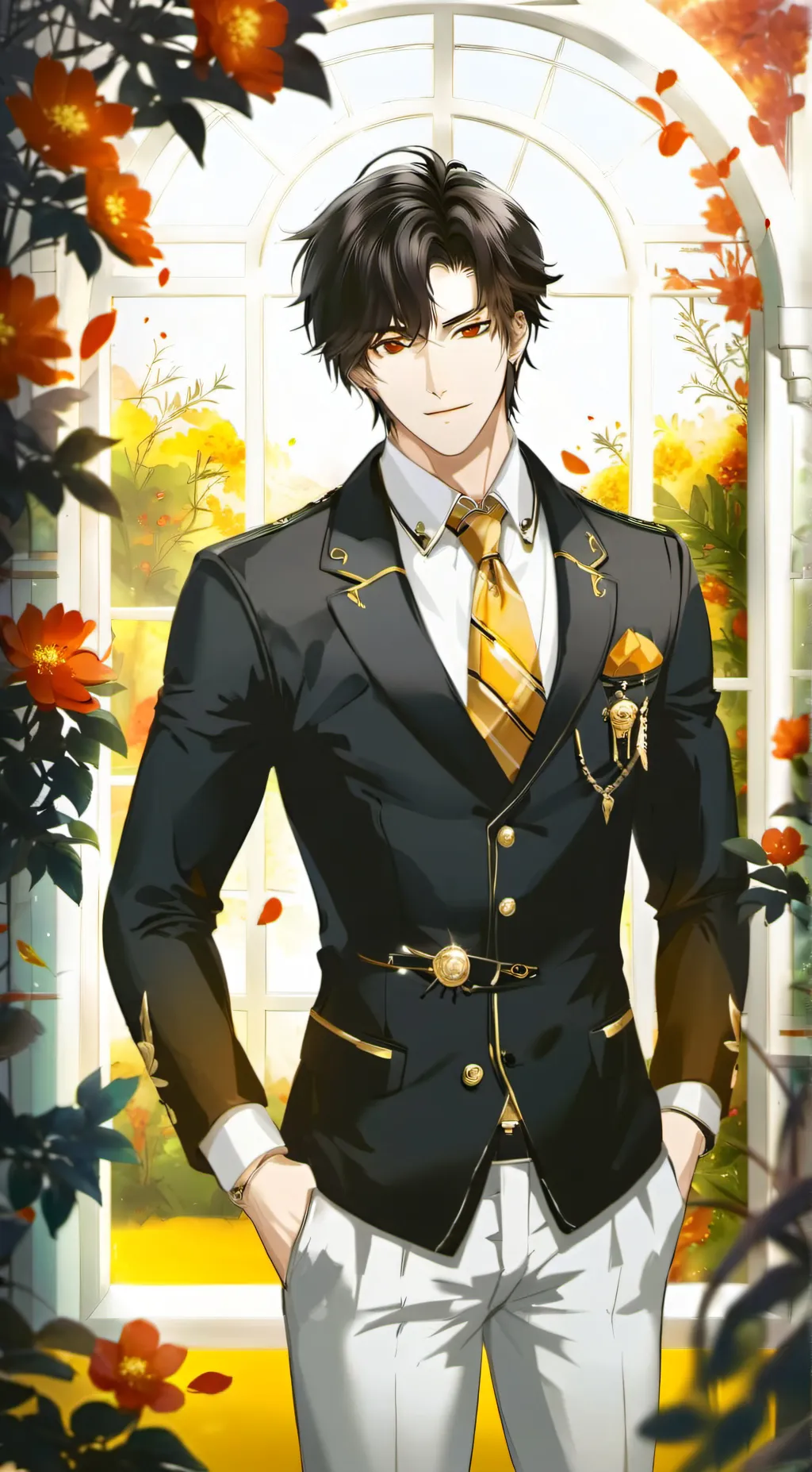 ai character: Ethan  background