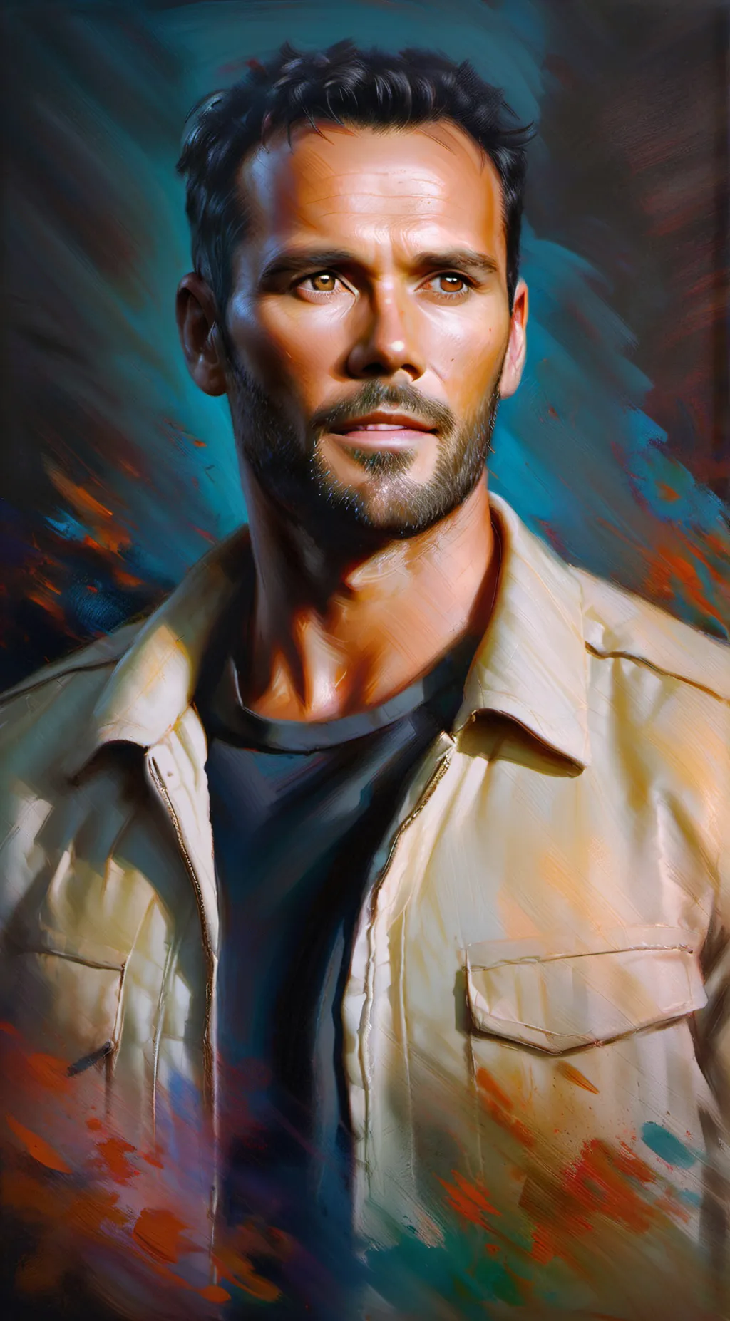 ai character: Burn notice background