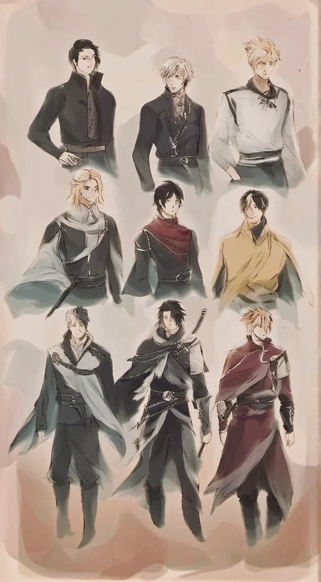 ai character: NSB boys background