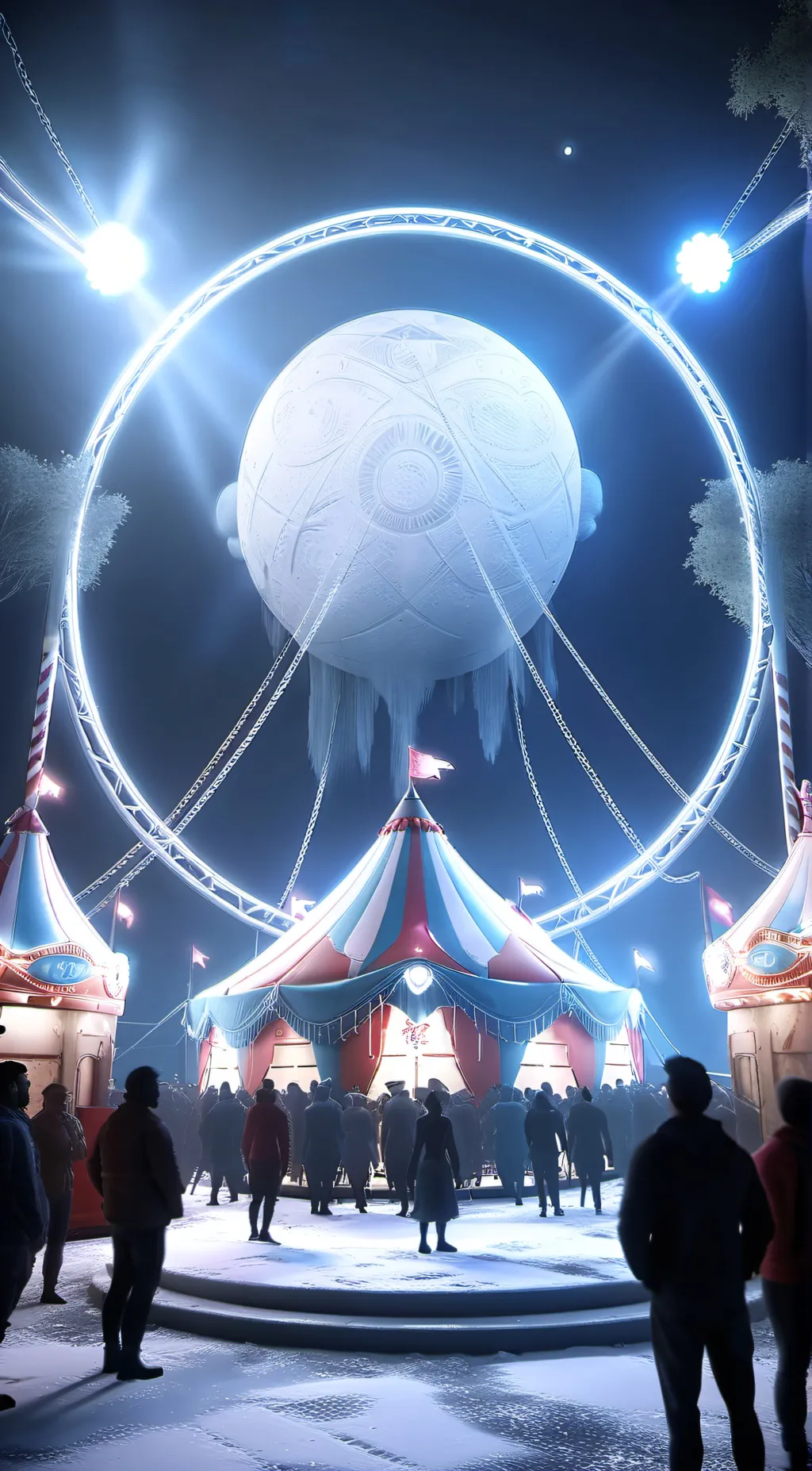 ai character: sus digital circus background