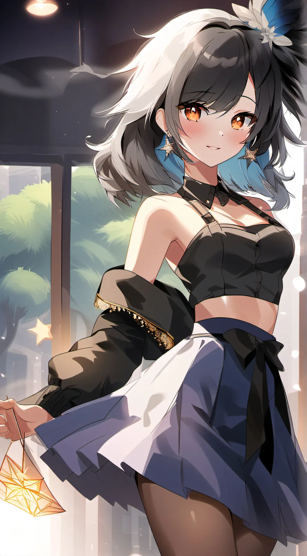 ai character: Stripper background