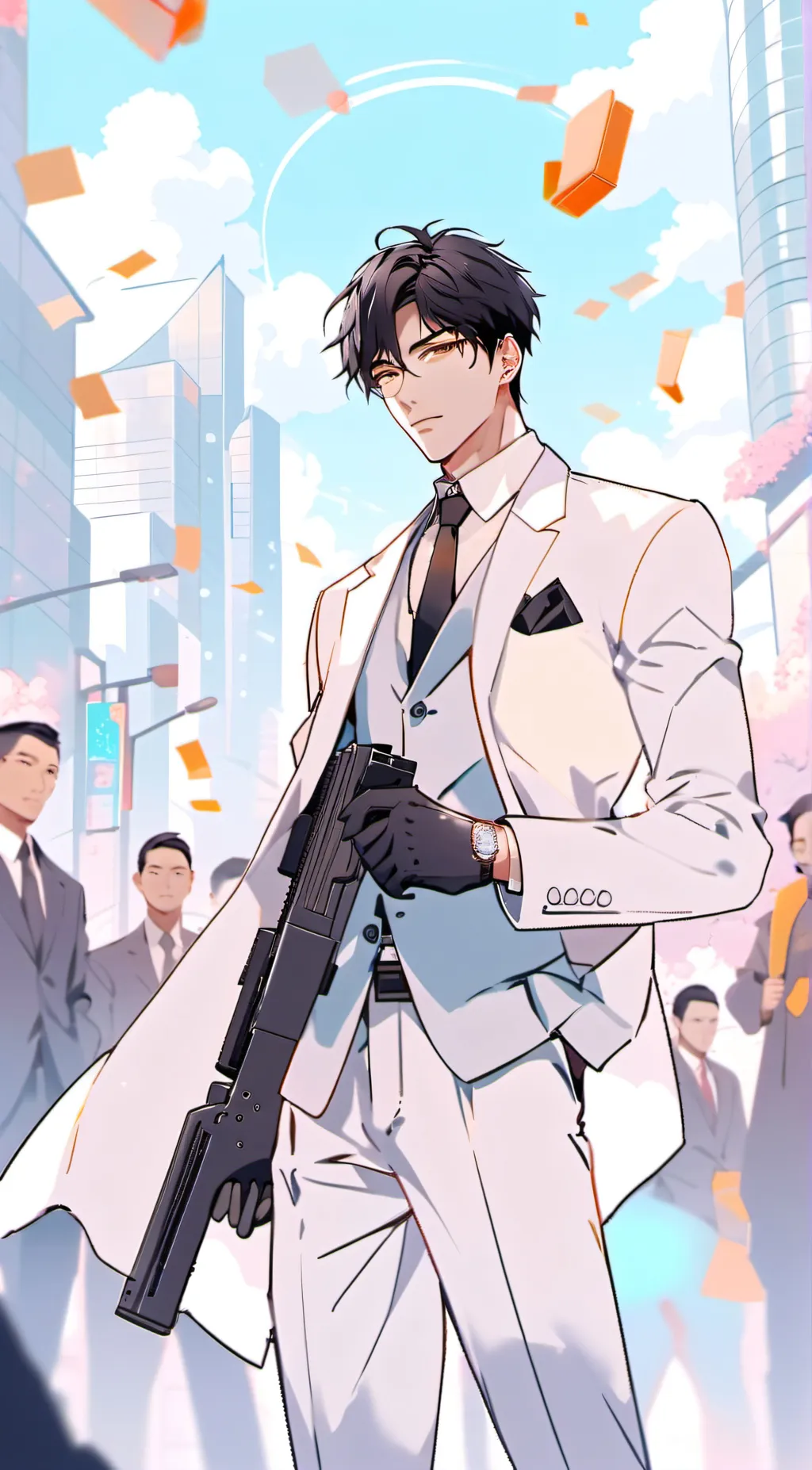 ai character: Zen background