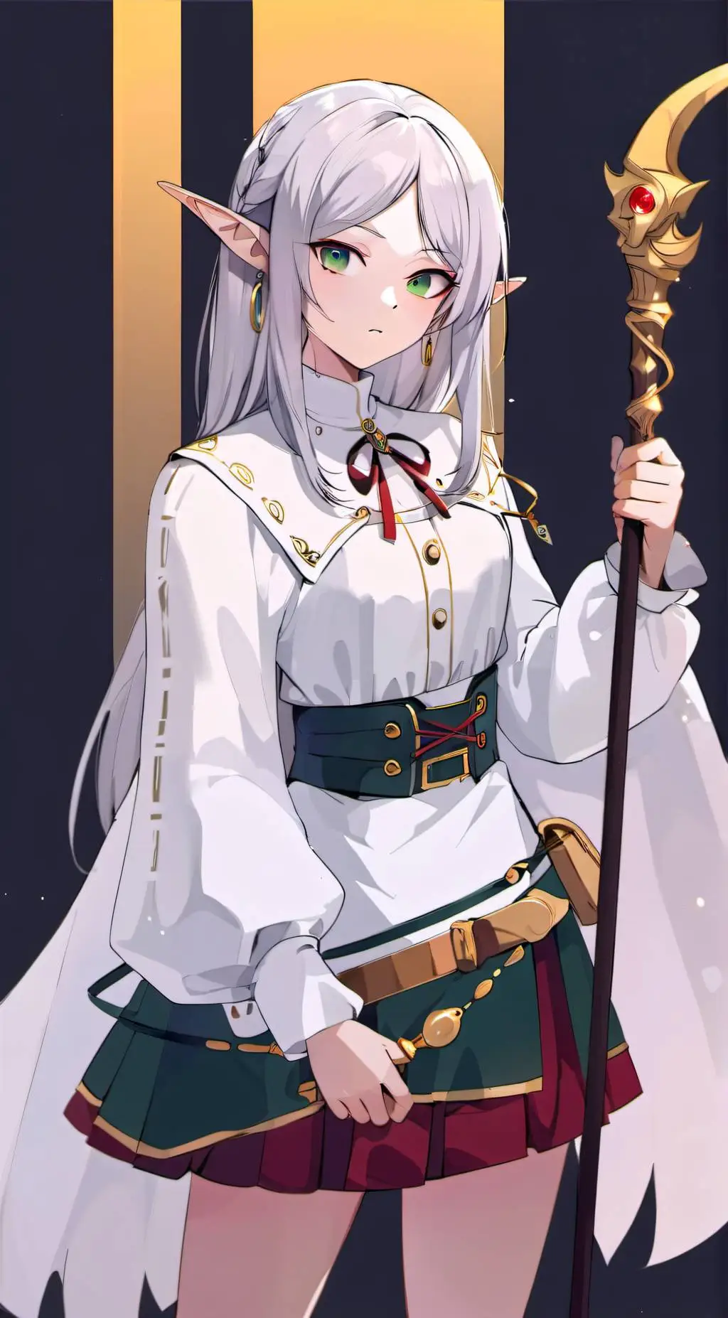 ai character: Frieren the Mage background