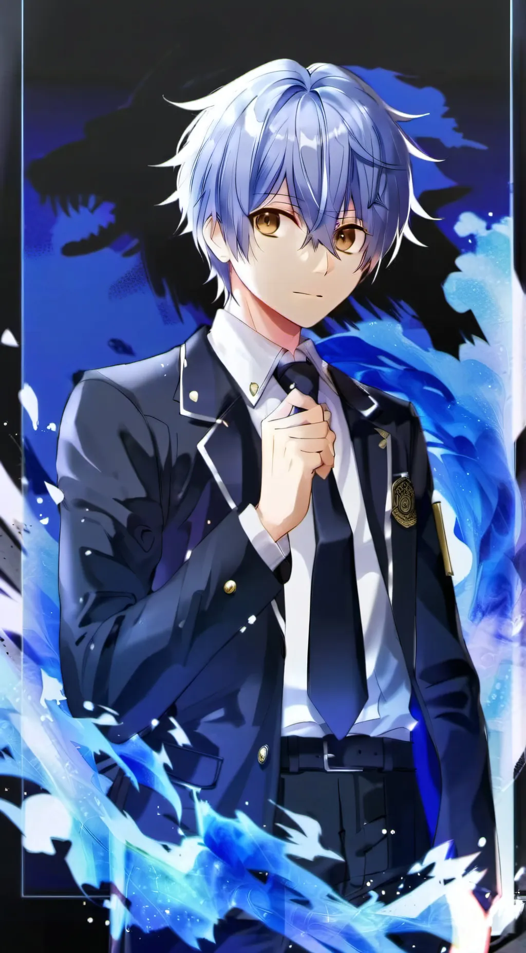 ai character: Shido Itsuka background