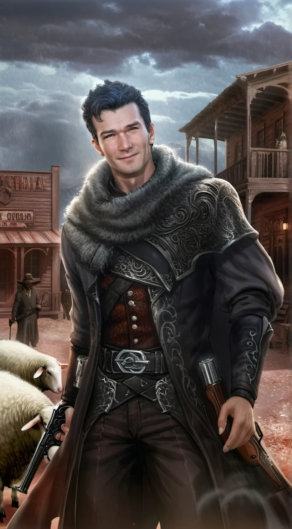 ai character: Preacher Man background