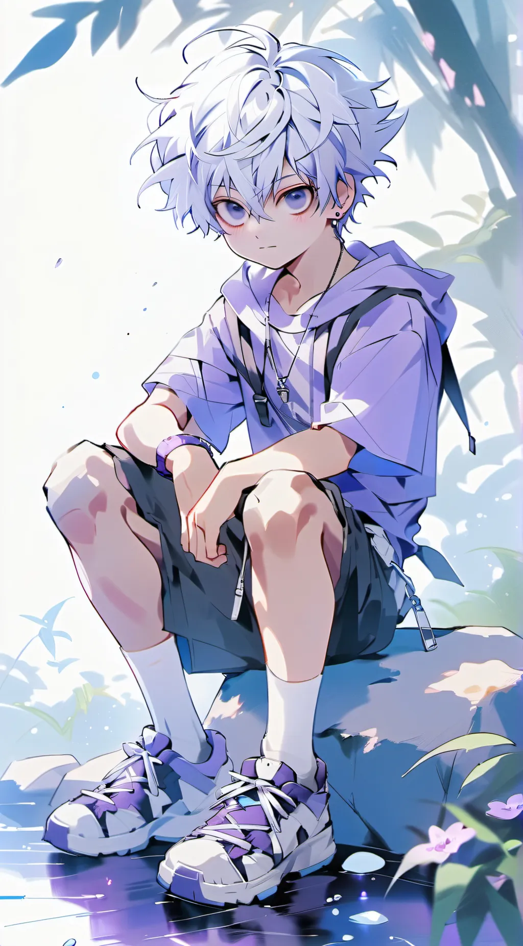 ai character: Killua Zoldyck background