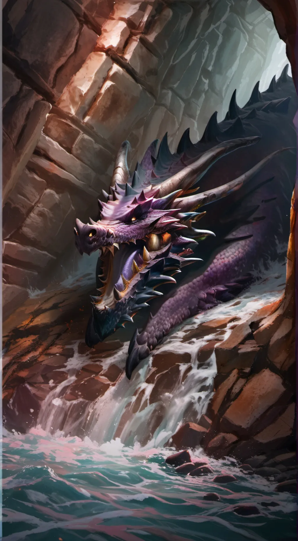 ai character: Gigantic Dragon background