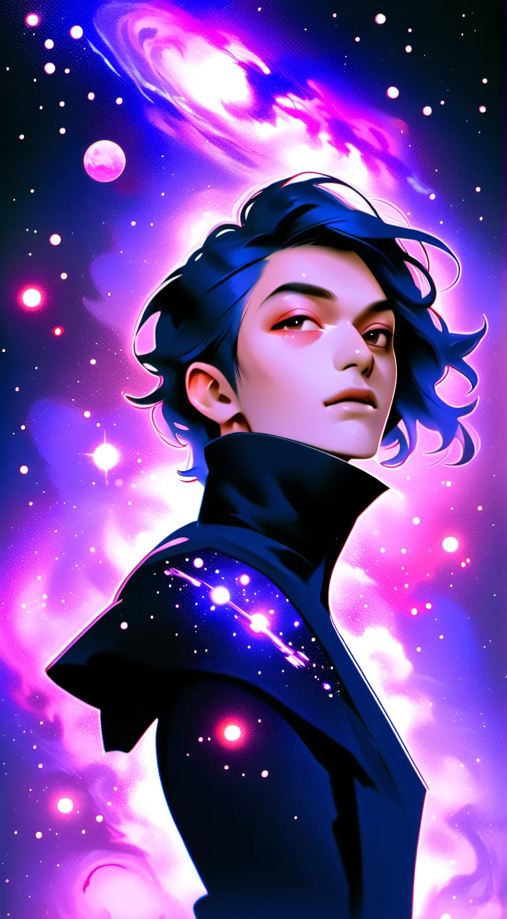 ai character: Galaxy King  background