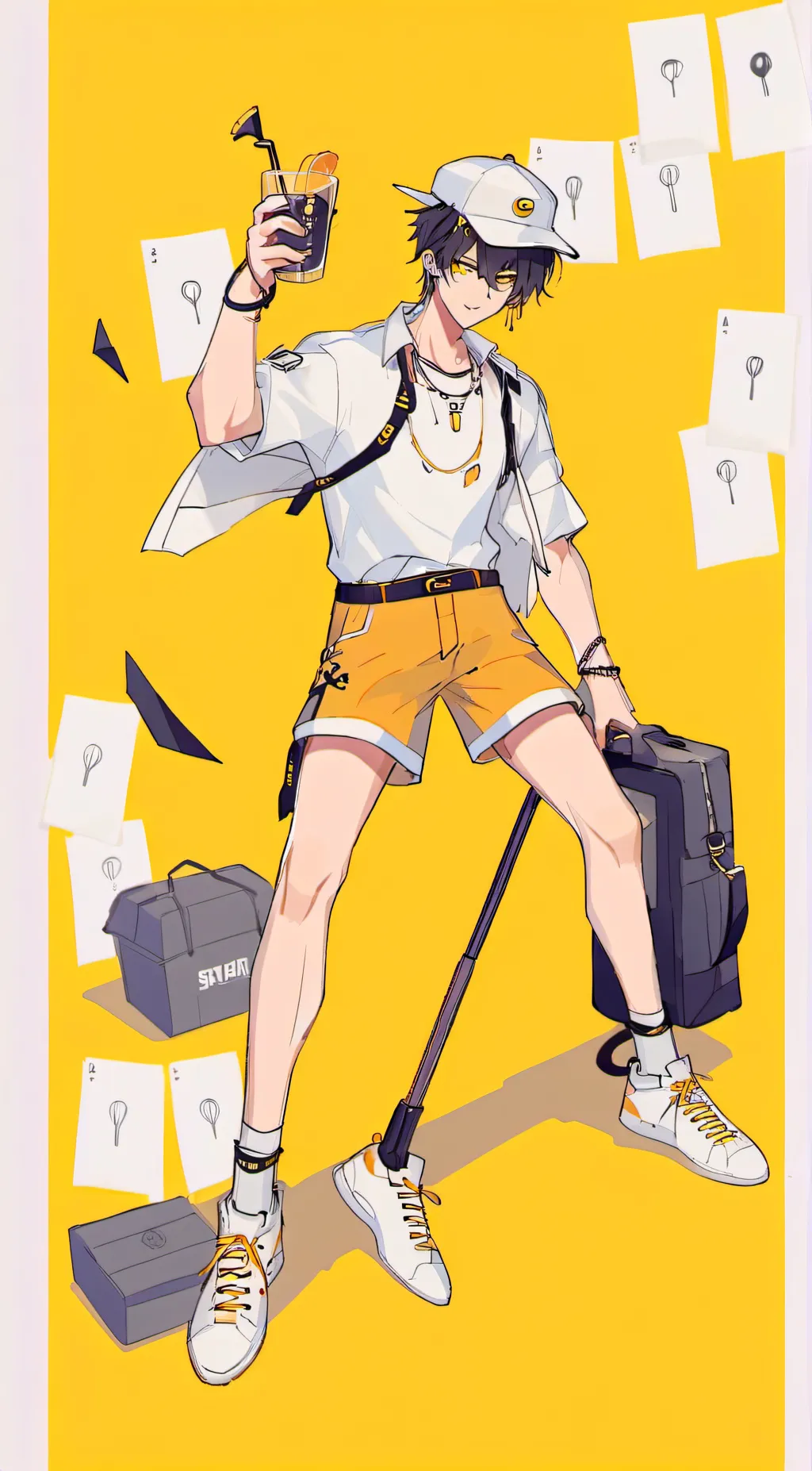 ai character: maxen background