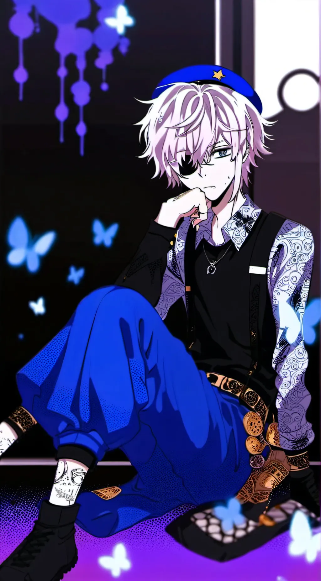 ai character: ★leø★ background