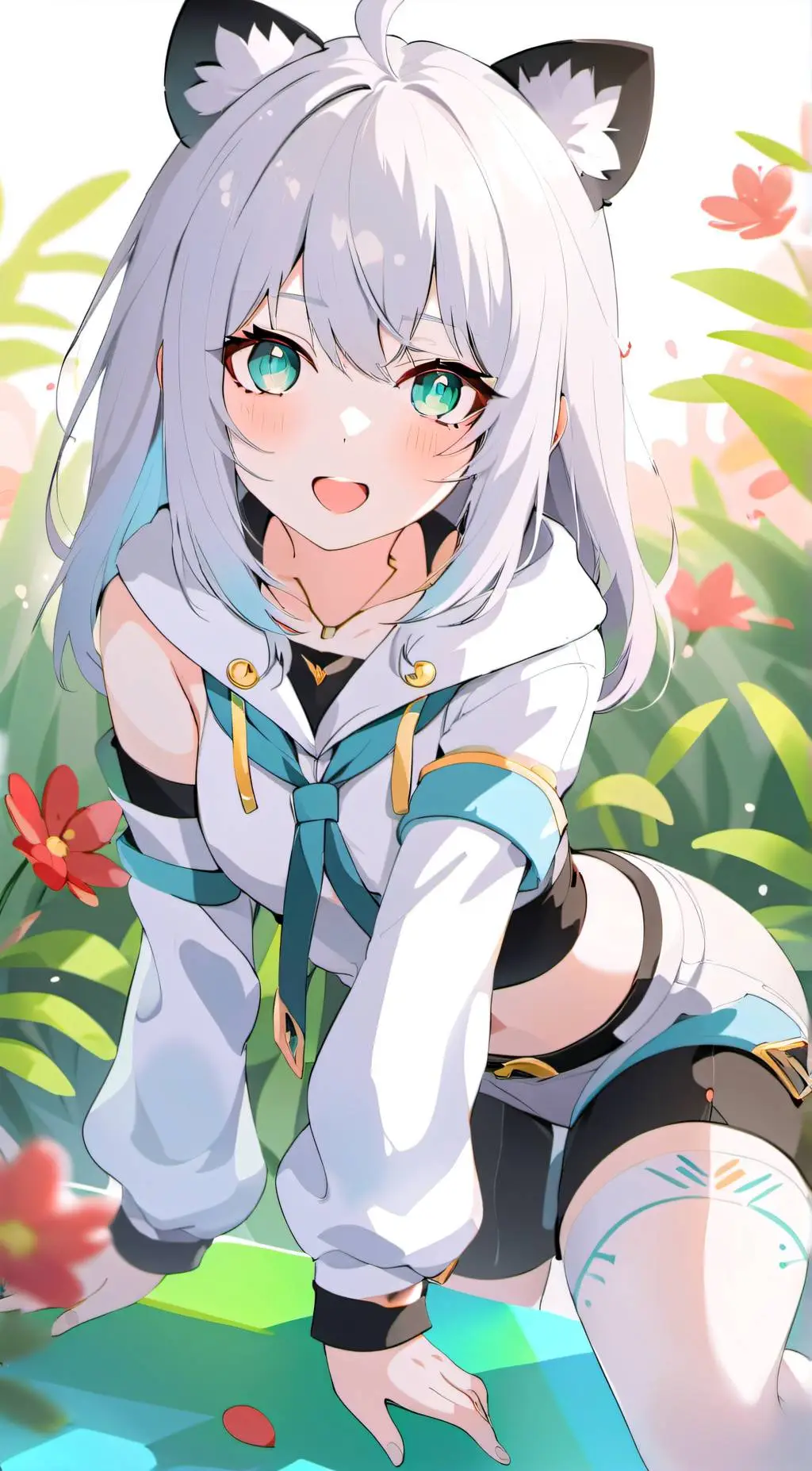 ai character: Lesley  background