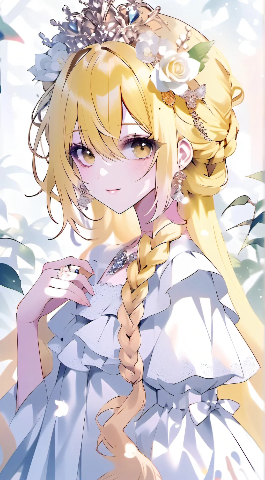 ai character: Golden Maya background