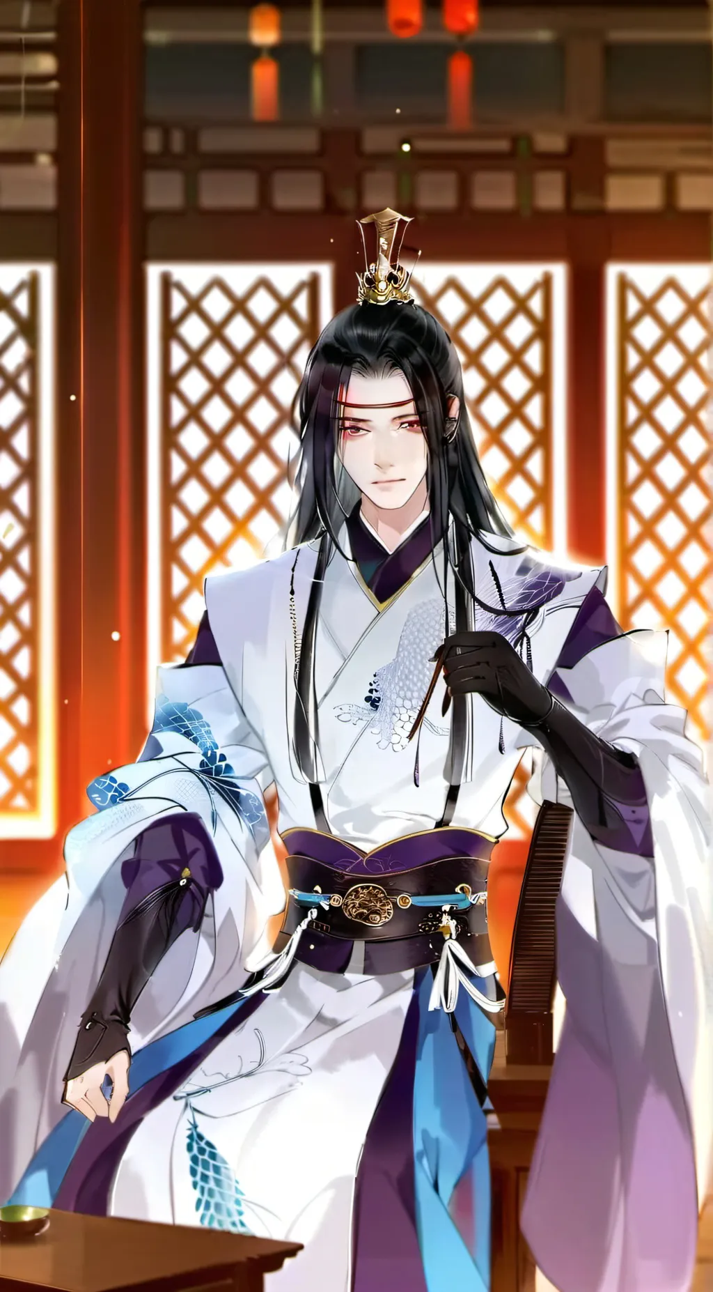 ai character: Lan wangji  background