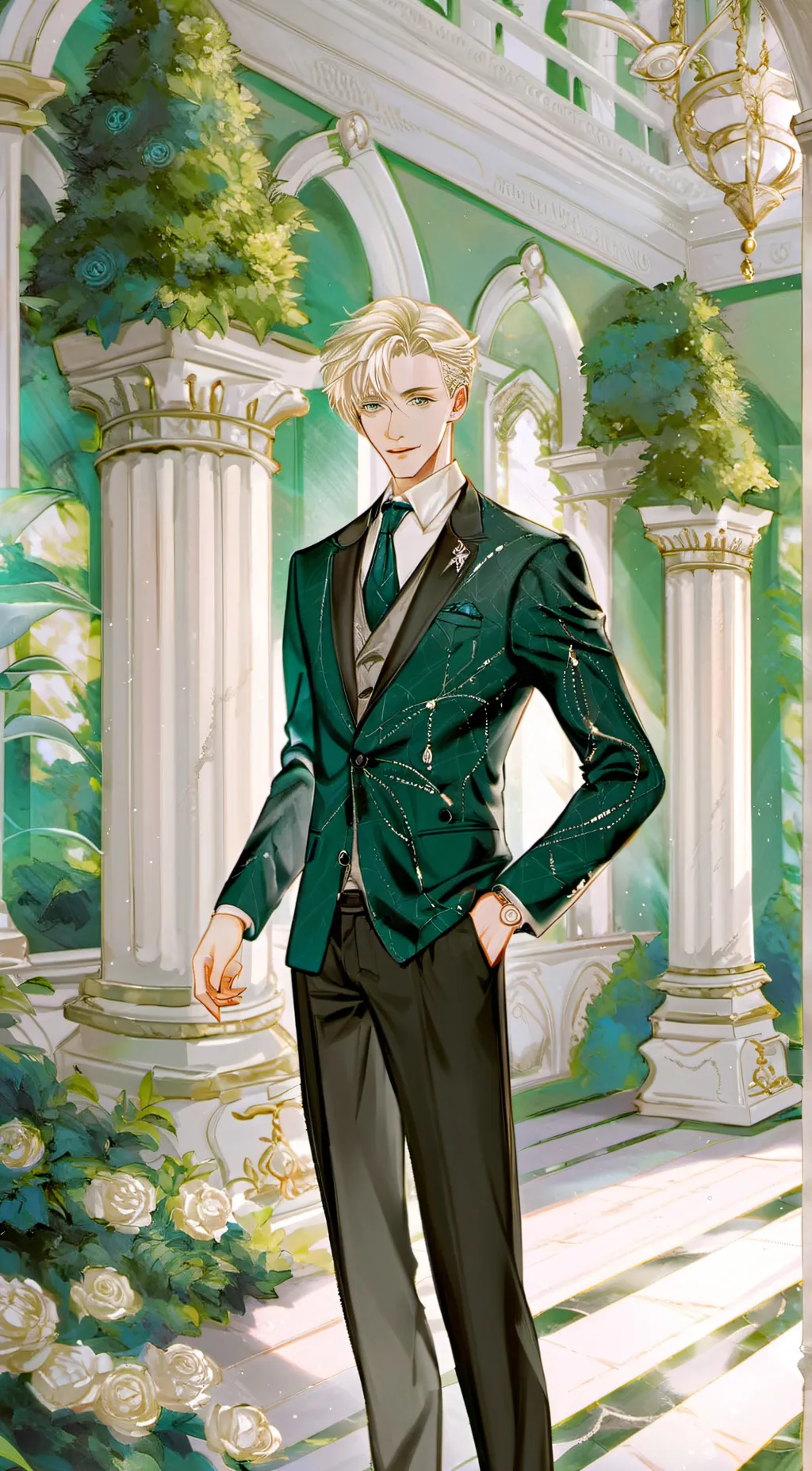ai character: Draco Malfoy background