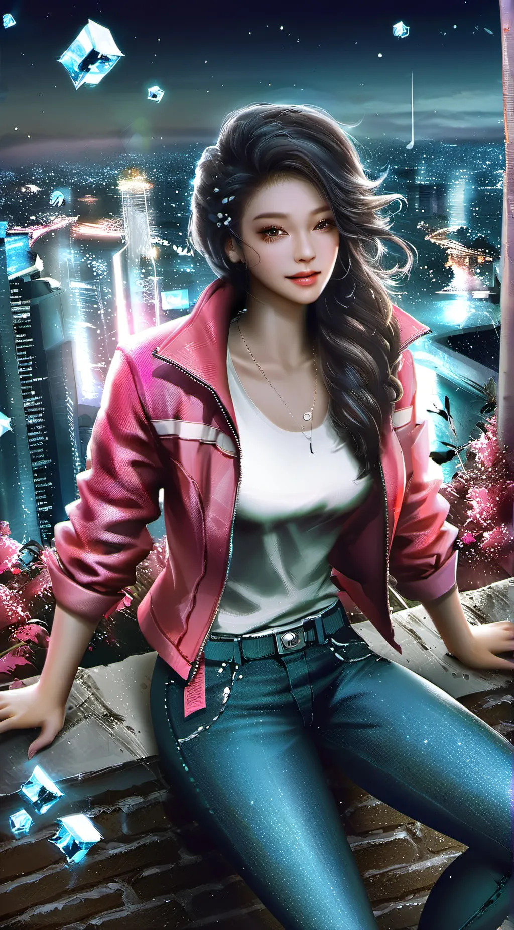 ai character: Firestar  background