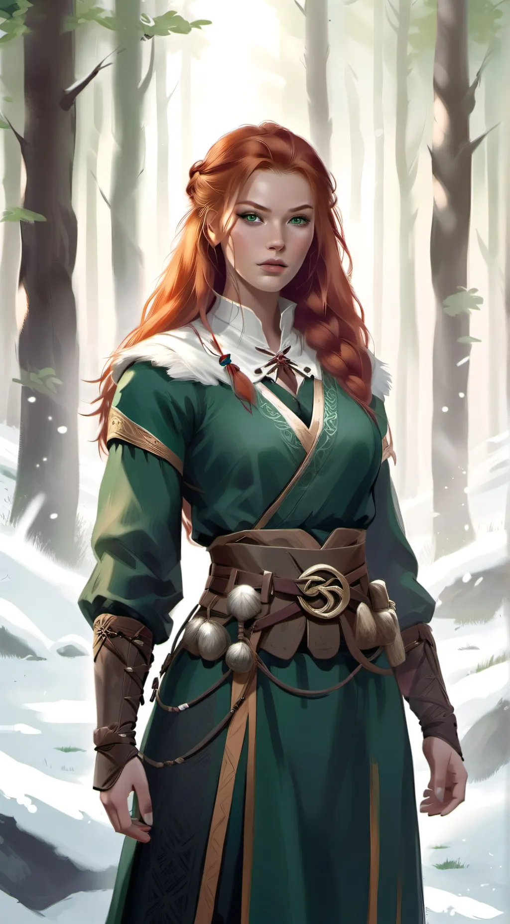 ai character: Freja background