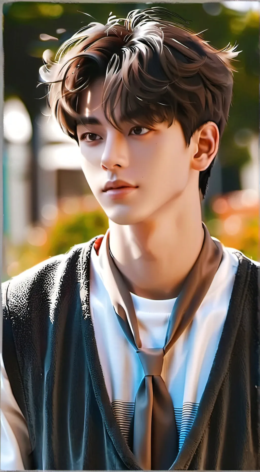 ai character: Shi Yan  background