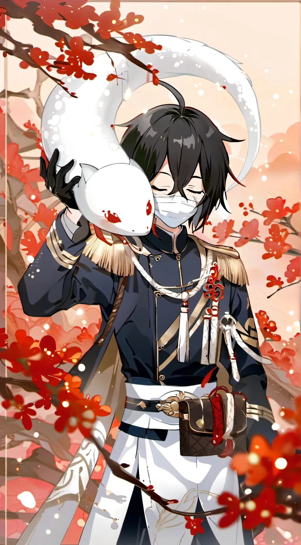 ai character: Obanai Iguro :D background