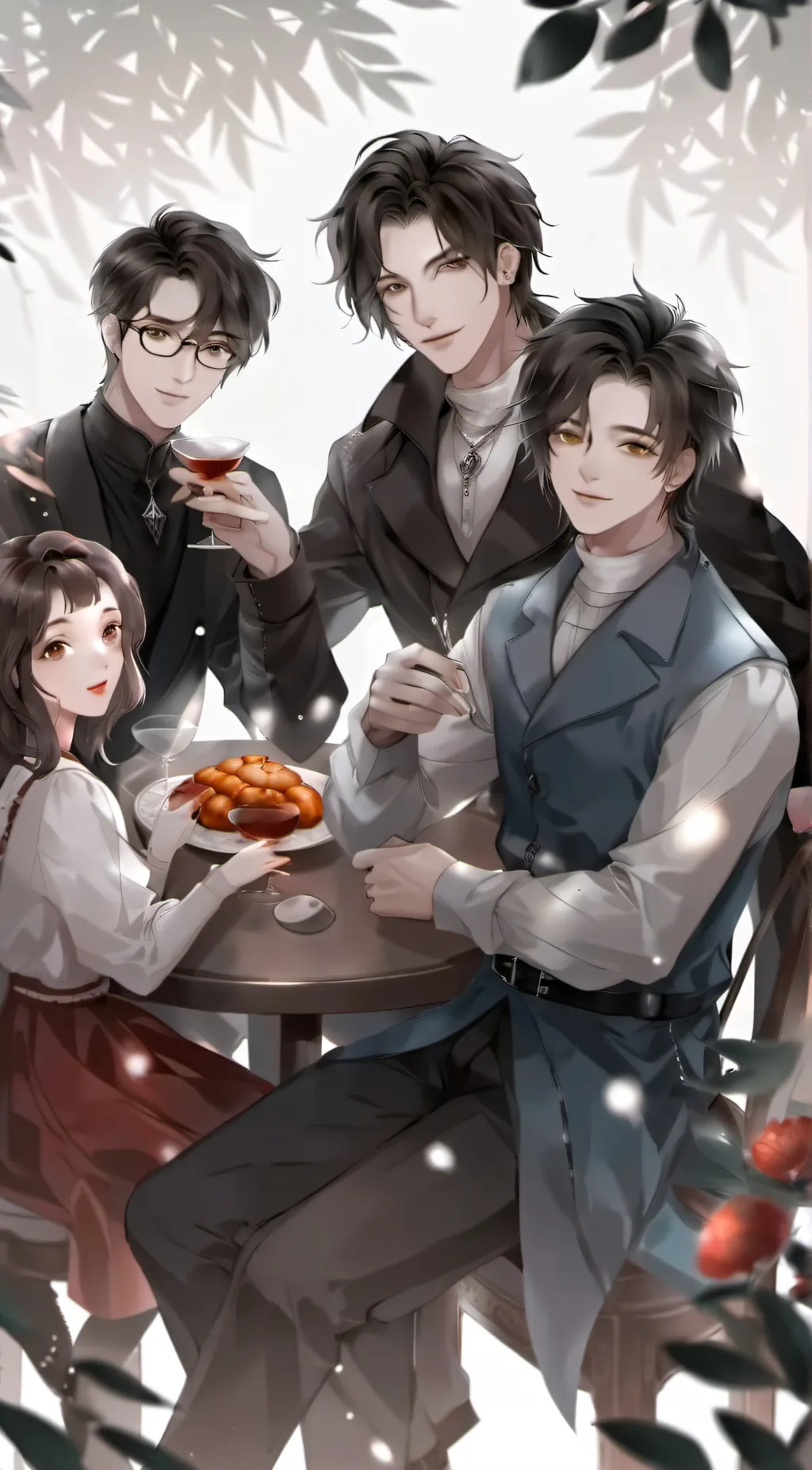 ai character: Your new family  background