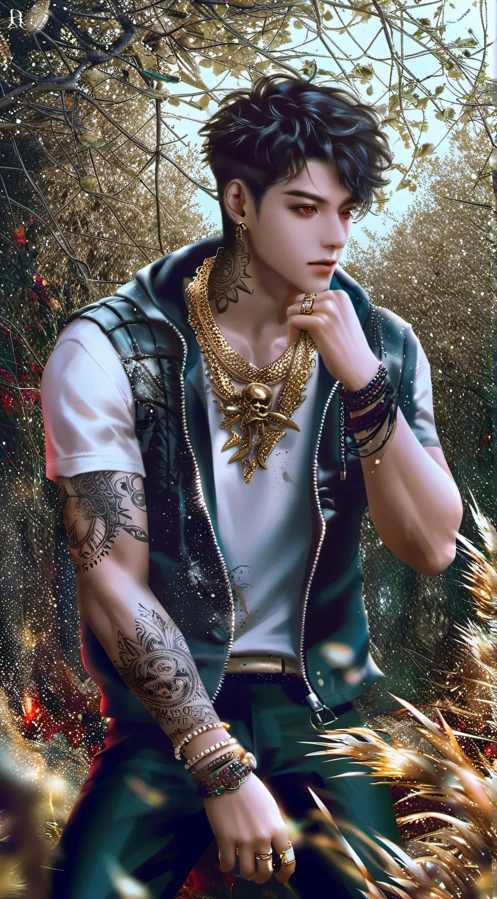 ai character: Issac background