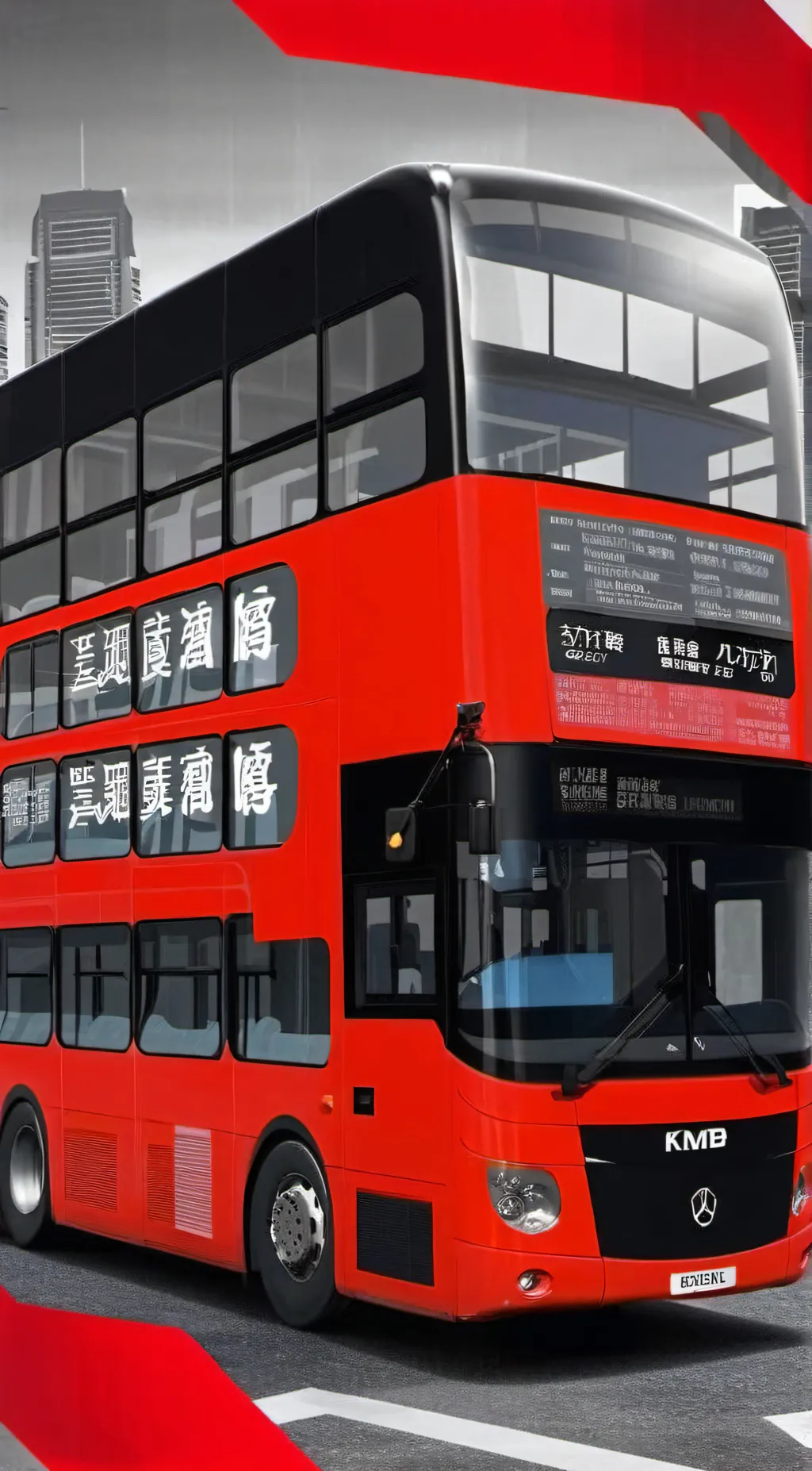 ai character: KMB bus background