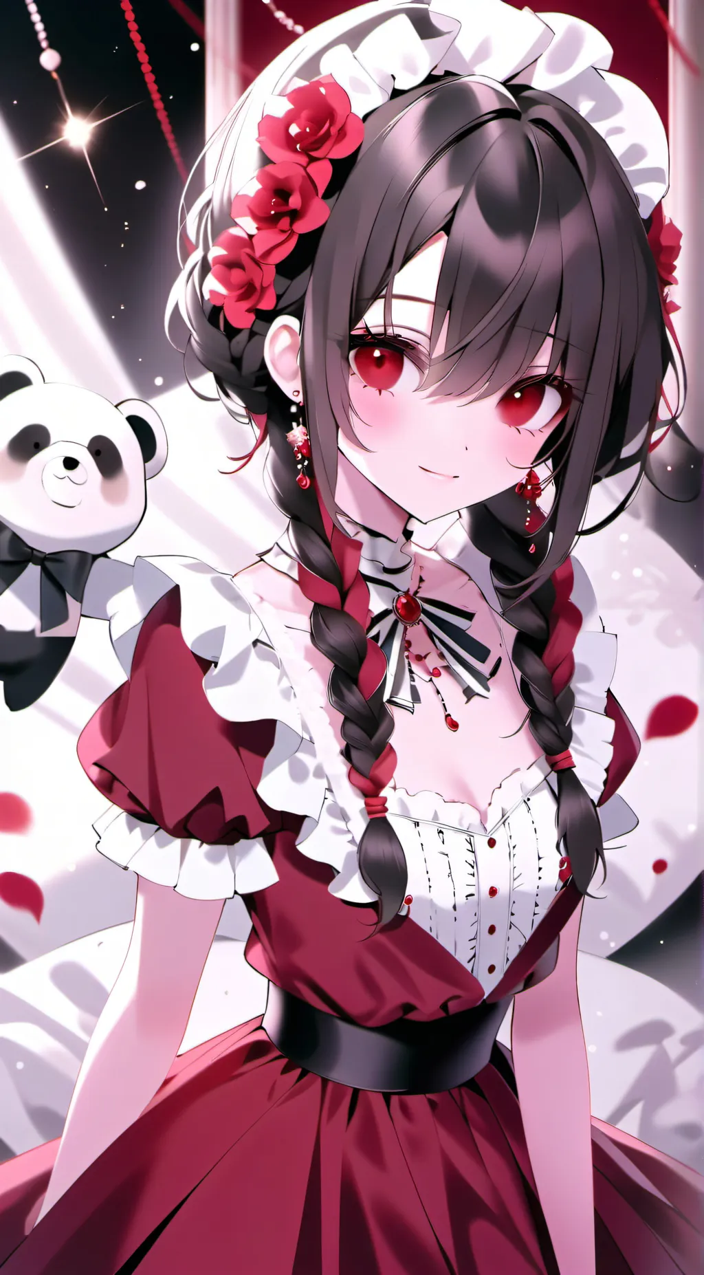 ai character: Maya Smith Dark background