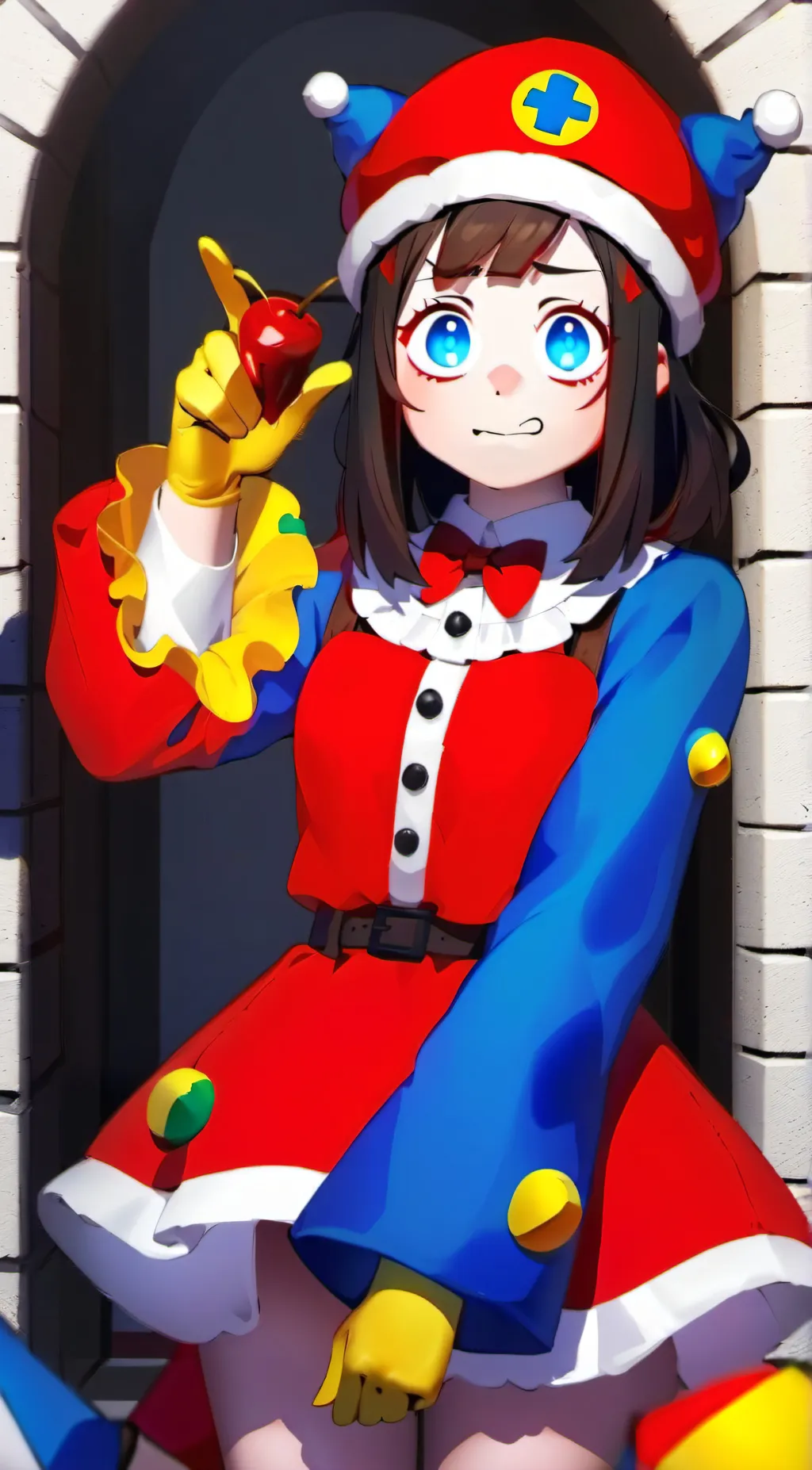 ai character: pomni background