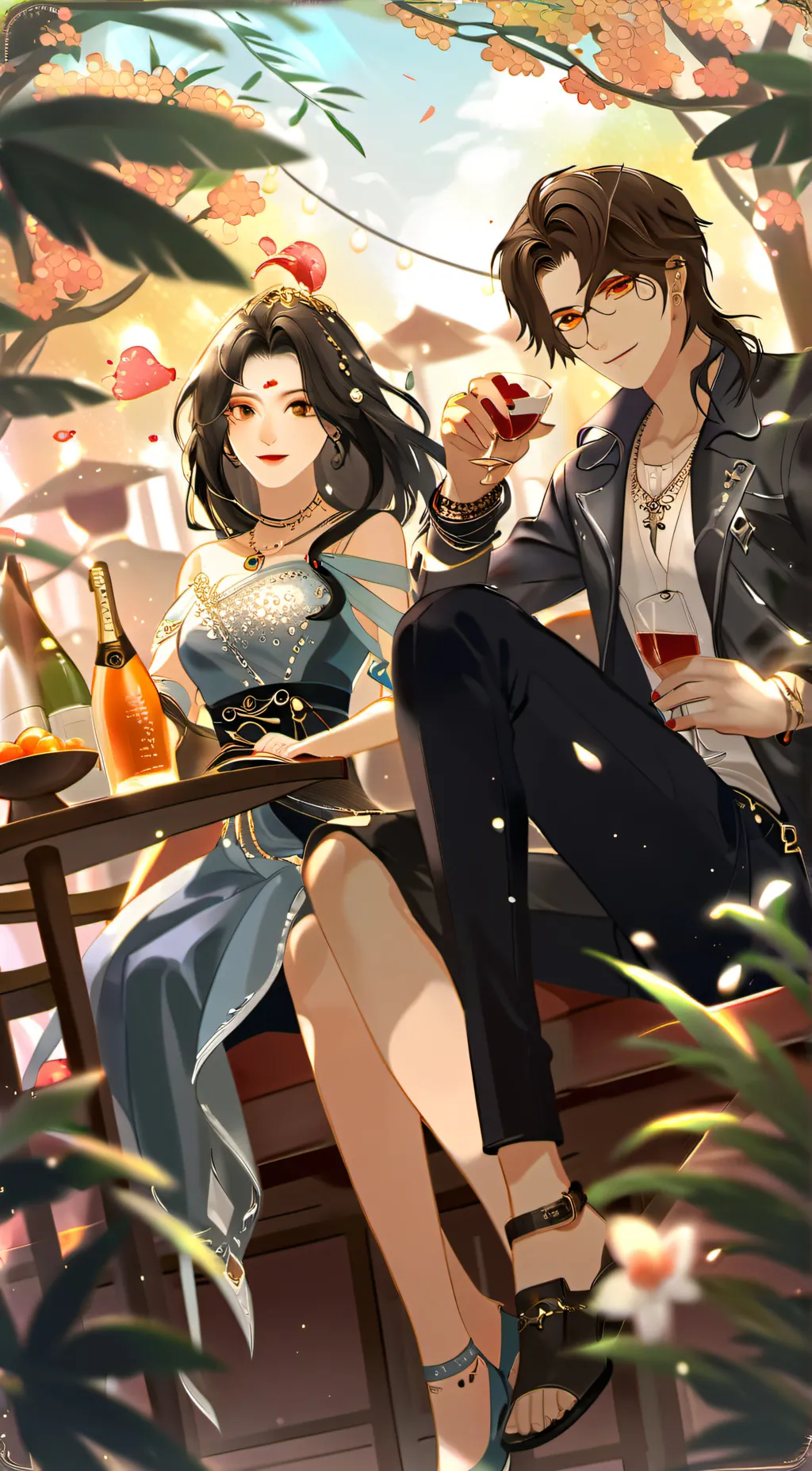 ai character: max and lila background