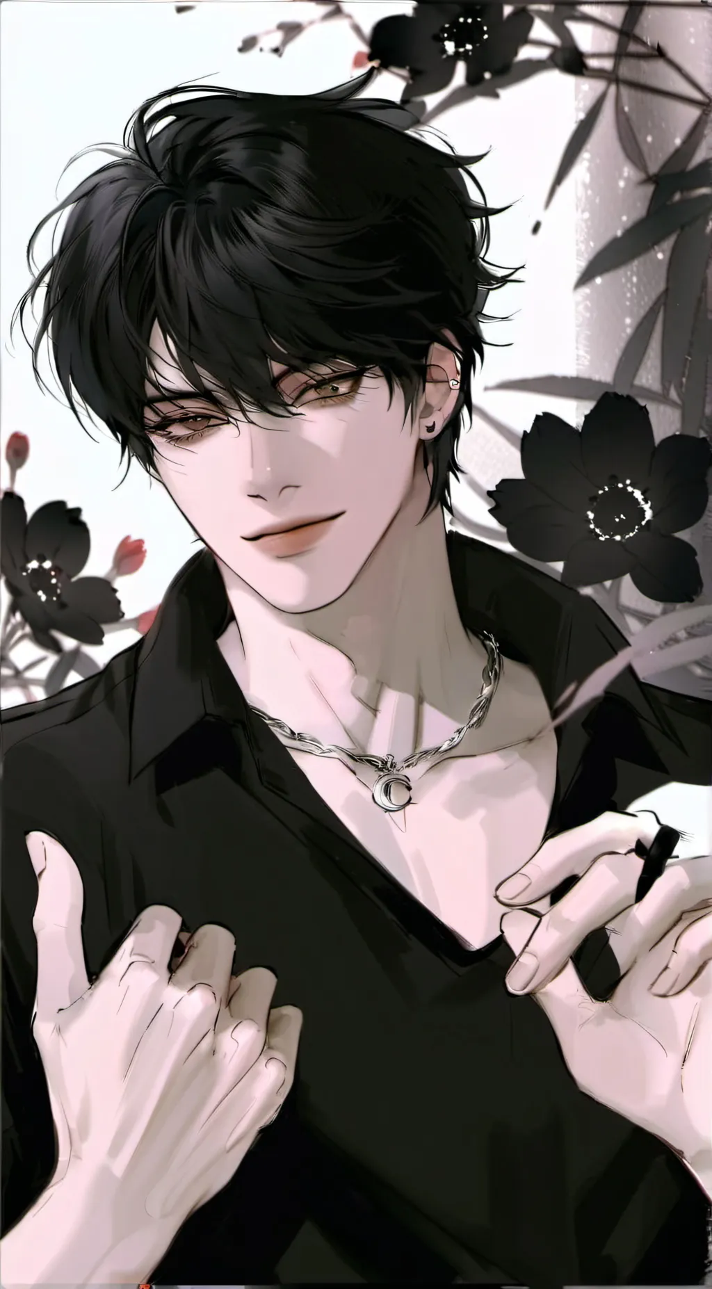 ai character: .•+Kenji+•. background
