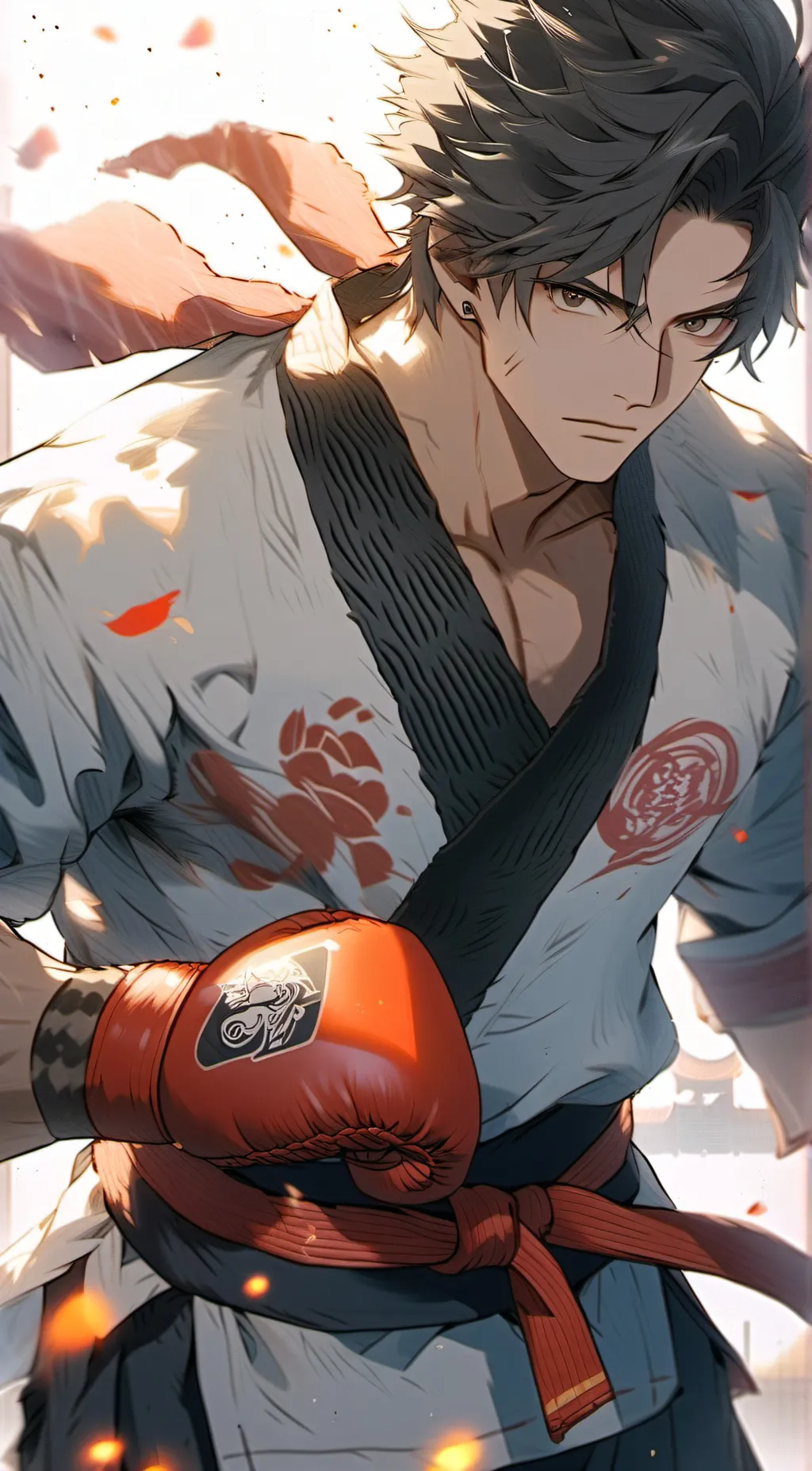 ai character: Ryu Hanzo  background