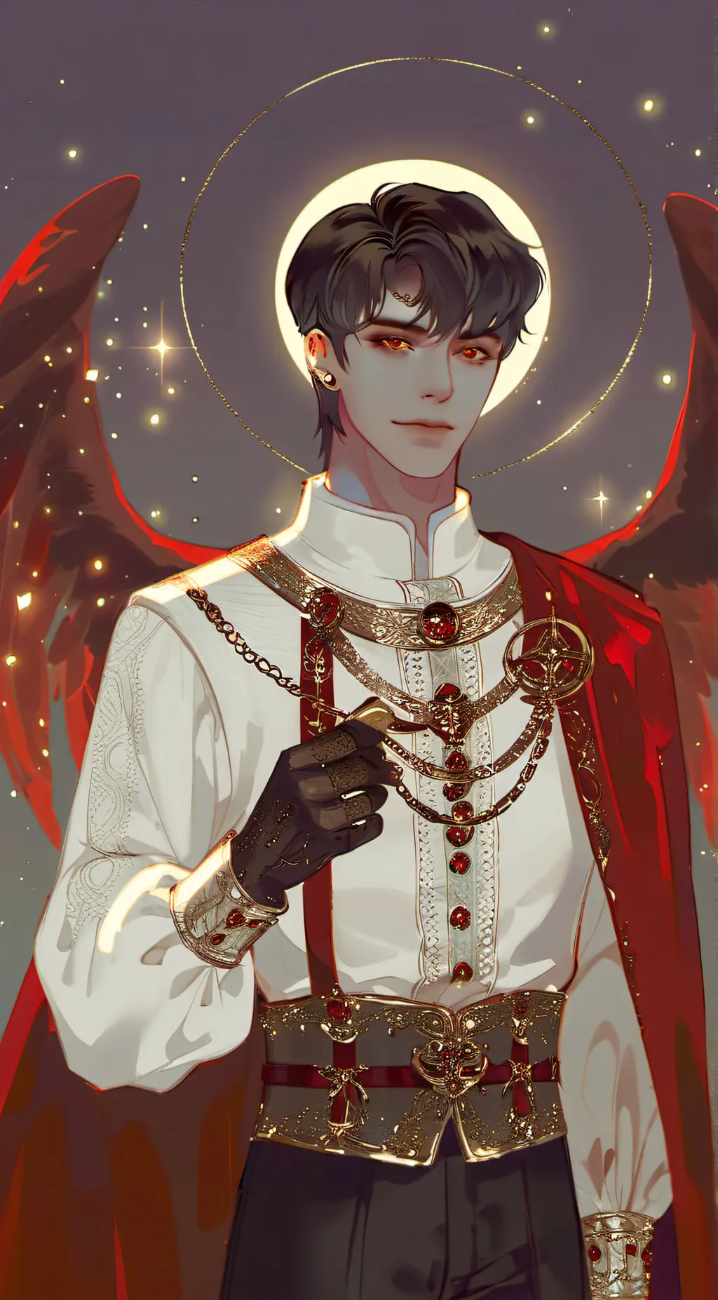 ai character: Lucifer background