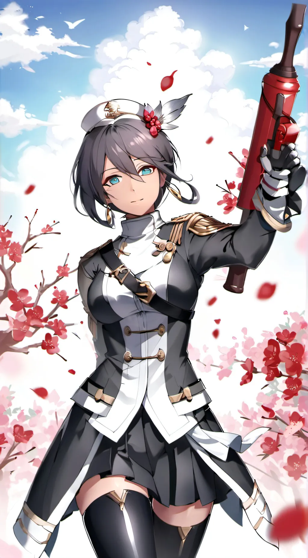 ai character: NIKKE background