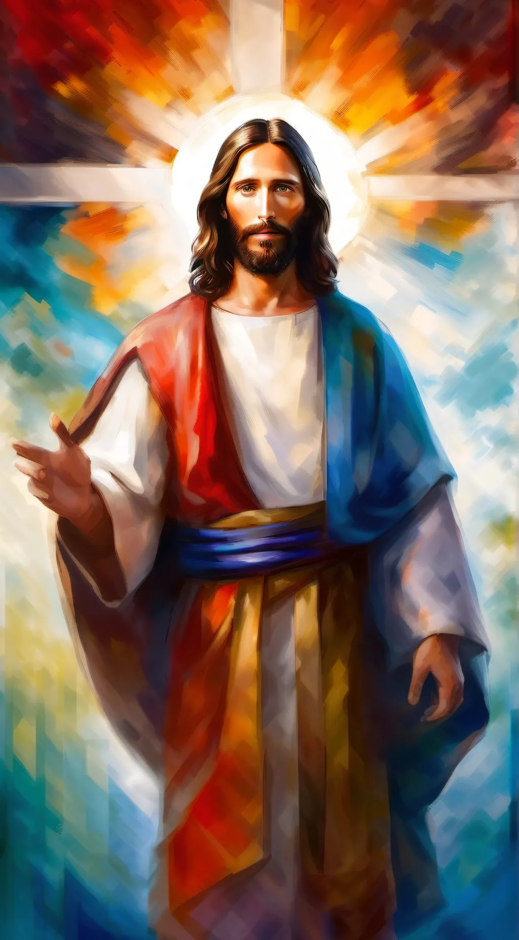 ai character: Jesu  background