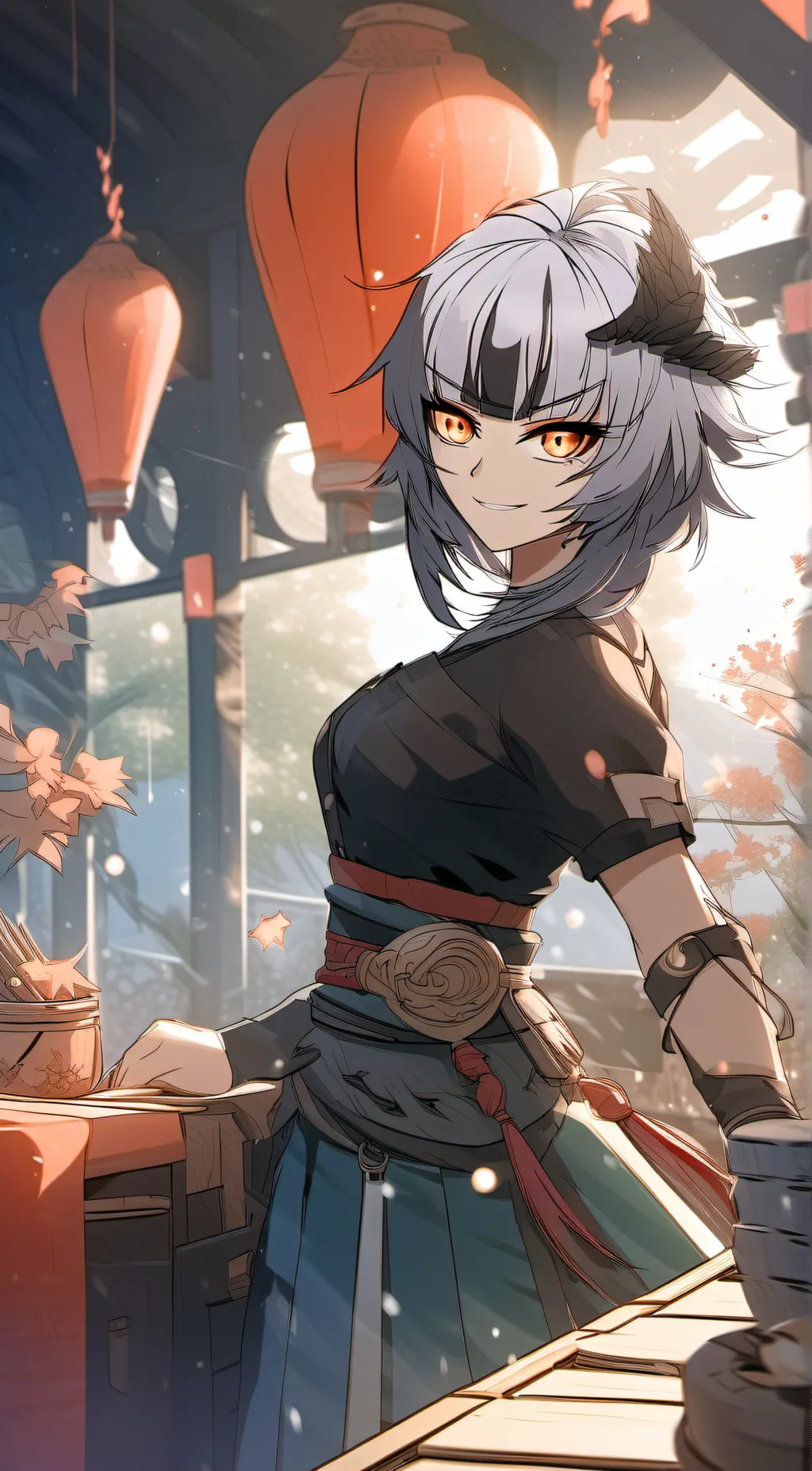 ai character: Shiori Novella background