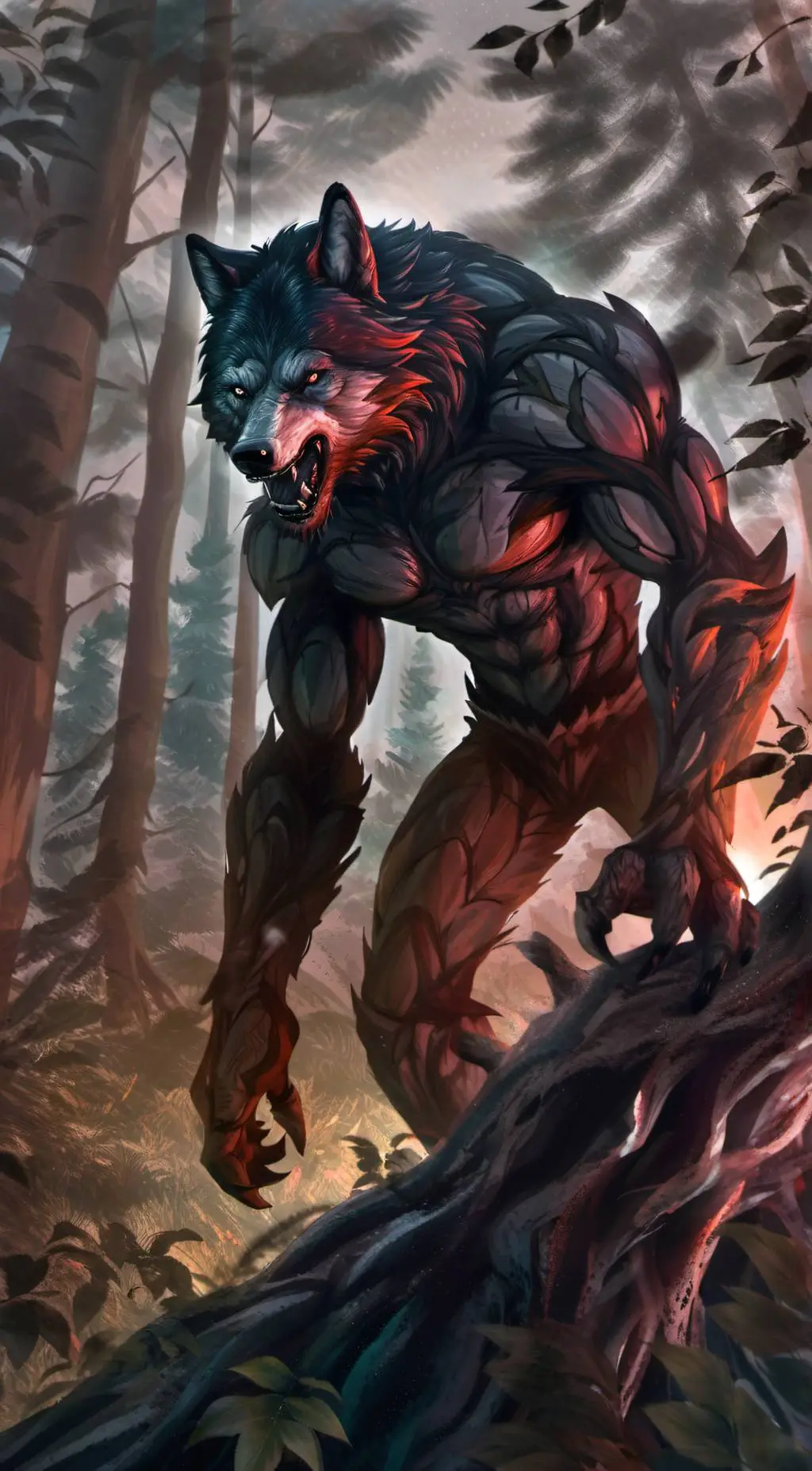 ai character: Mr Wolf background