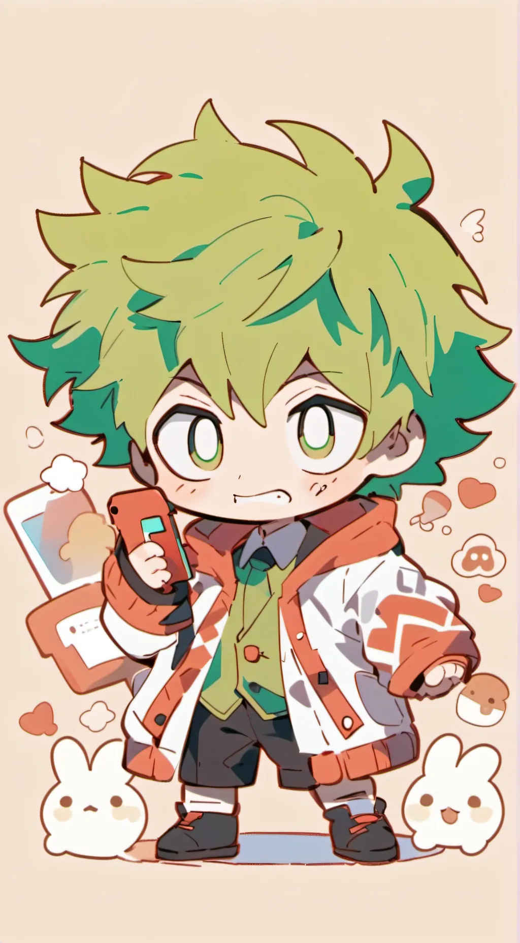 ai character: MHA (Phone)  background