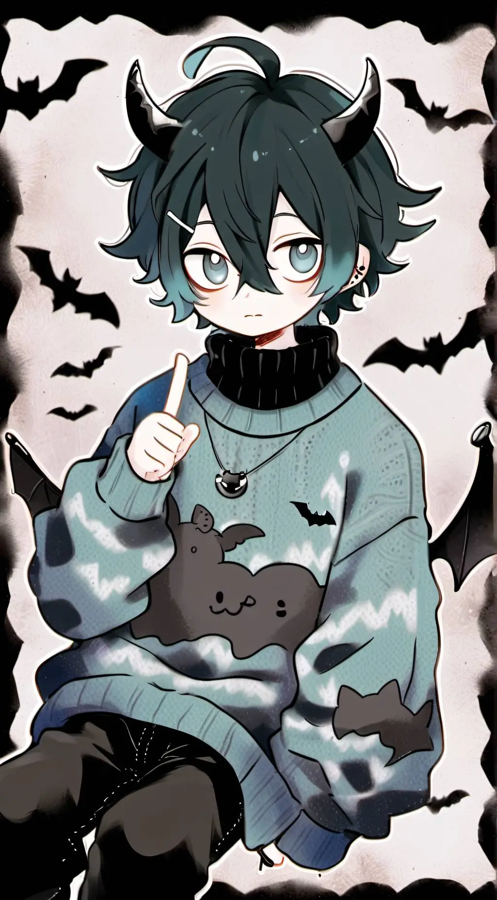ai character: Seki Neko  background