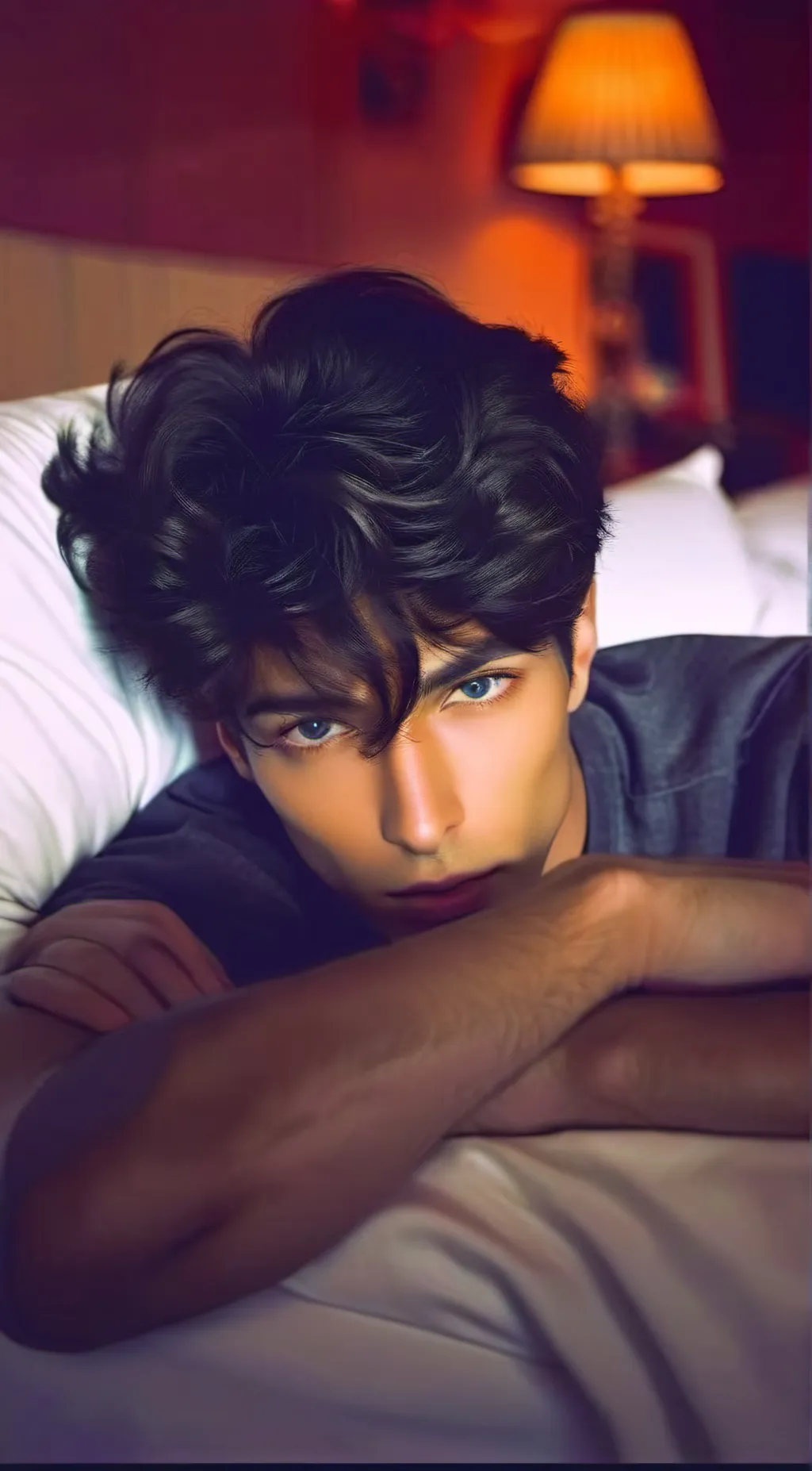 ai character: kai Easton  background