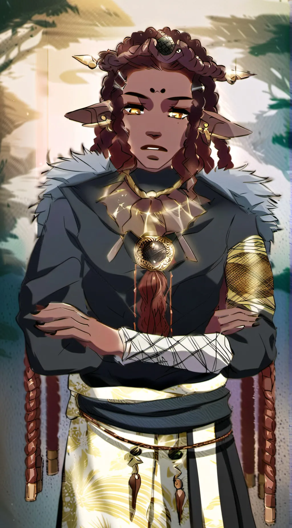ai character: Heket background