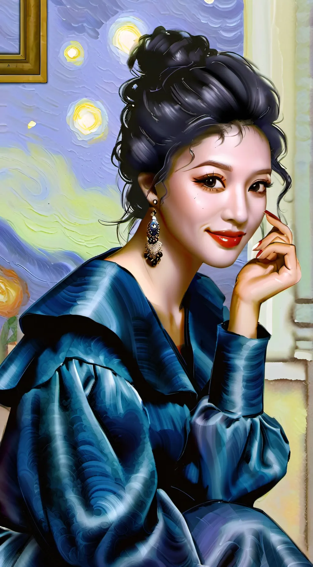 ai character: Aria background