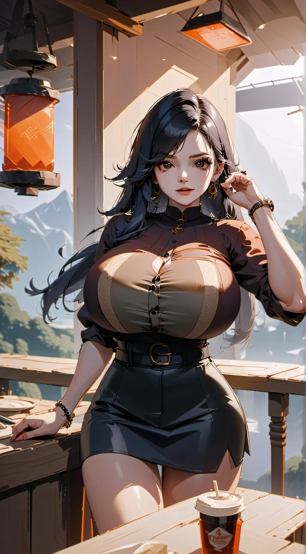 ai character: maya background