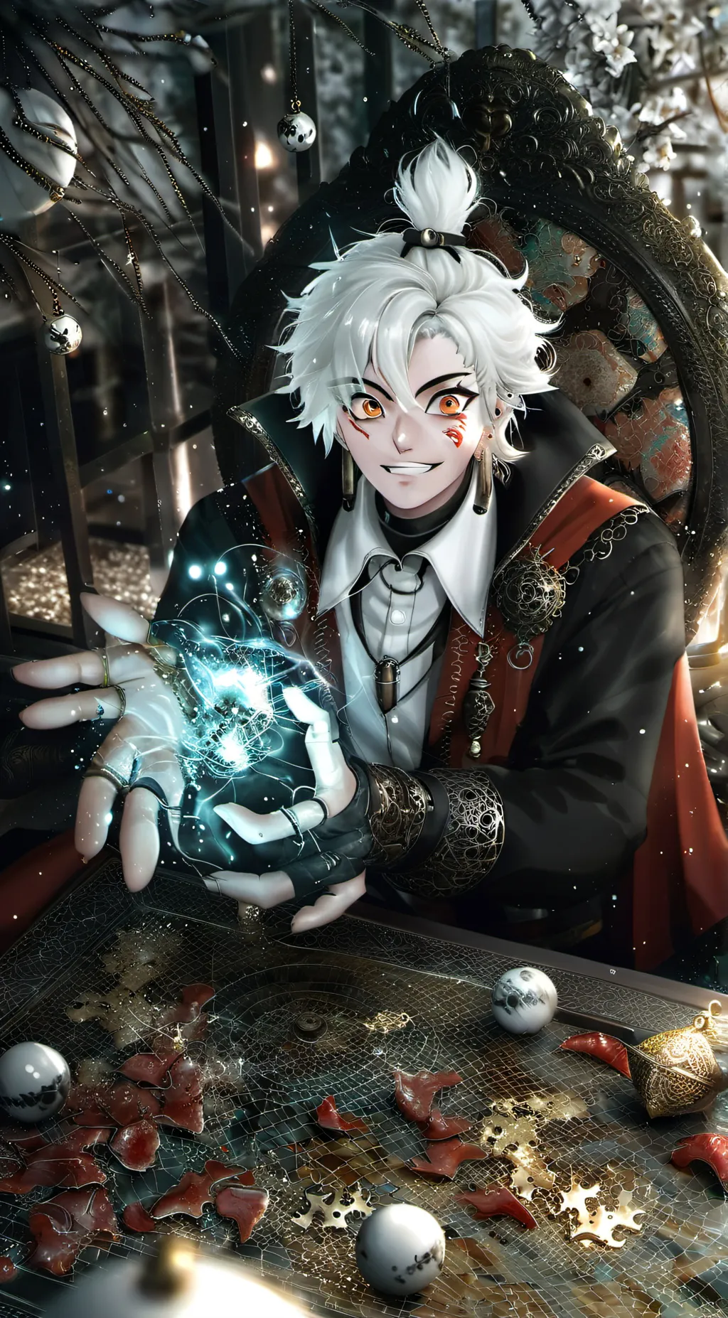 ai character: hashira but kinds background