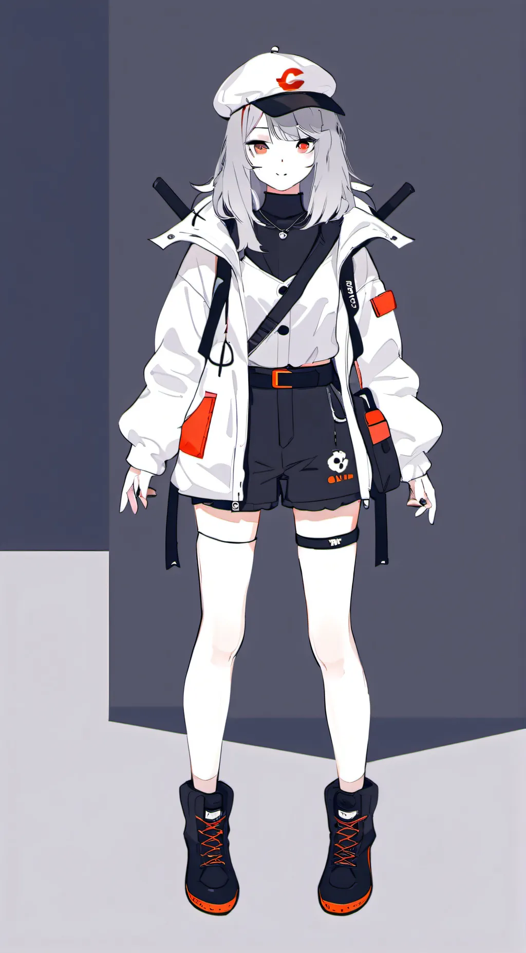 ai character: sad denki background